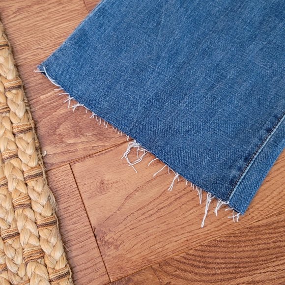 NEW Banana Republic Factory TALL Wide Leg Crop Jeans Size 28 TALL - Picture 10 of 12